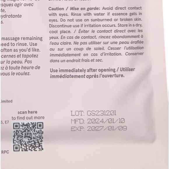 Grace & Stella Moisturizing Eye Mask for under eyes 
2 packs. Pink pink pink - Picture 4 of 8